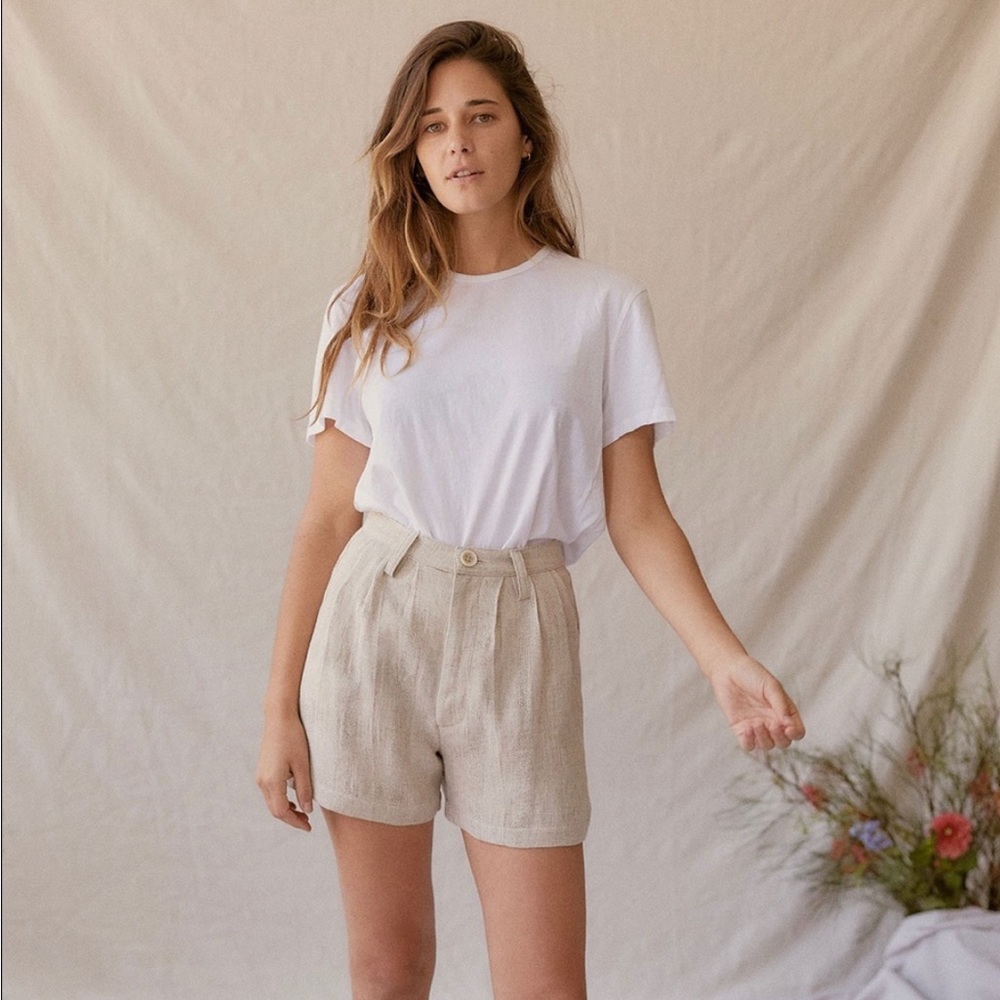 Christy Dawn Linen Shorts